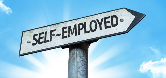 Self Employed sign