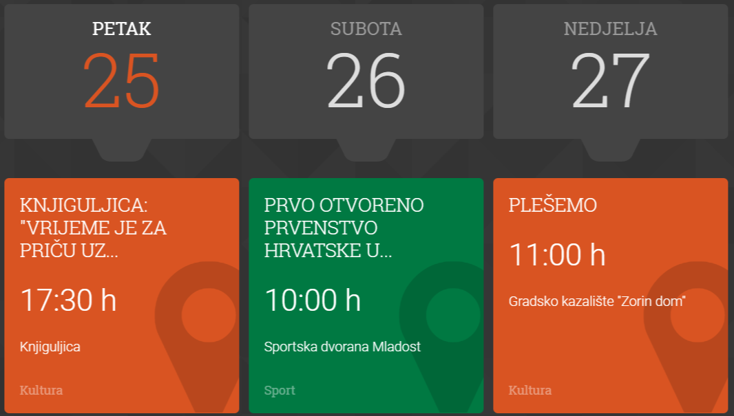 gdje za vikend 25. 27.5