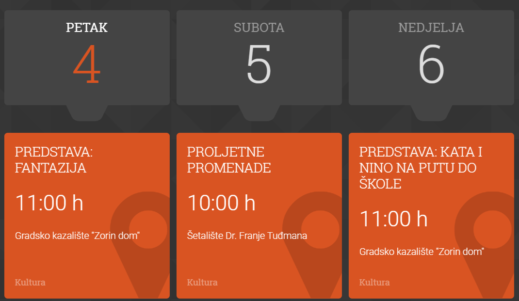 gdje za vikend 4. 6.05